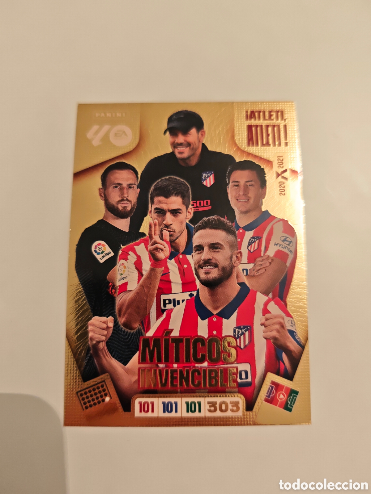Cromos de F&uacute;tbol: MITICOS INVENCIBLE &iexcl;ATLETI, ATLETI! ATLETICO DE MADRID PANINI ADRENALYN XL 25 26 2025 2026