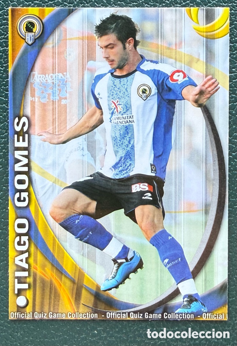 Fu&szlig;ball-Sticker: 500 TIAGO GOMES HERCULES CF FICHAS ALBUM MUNDICROMO 2010 2011 10 11