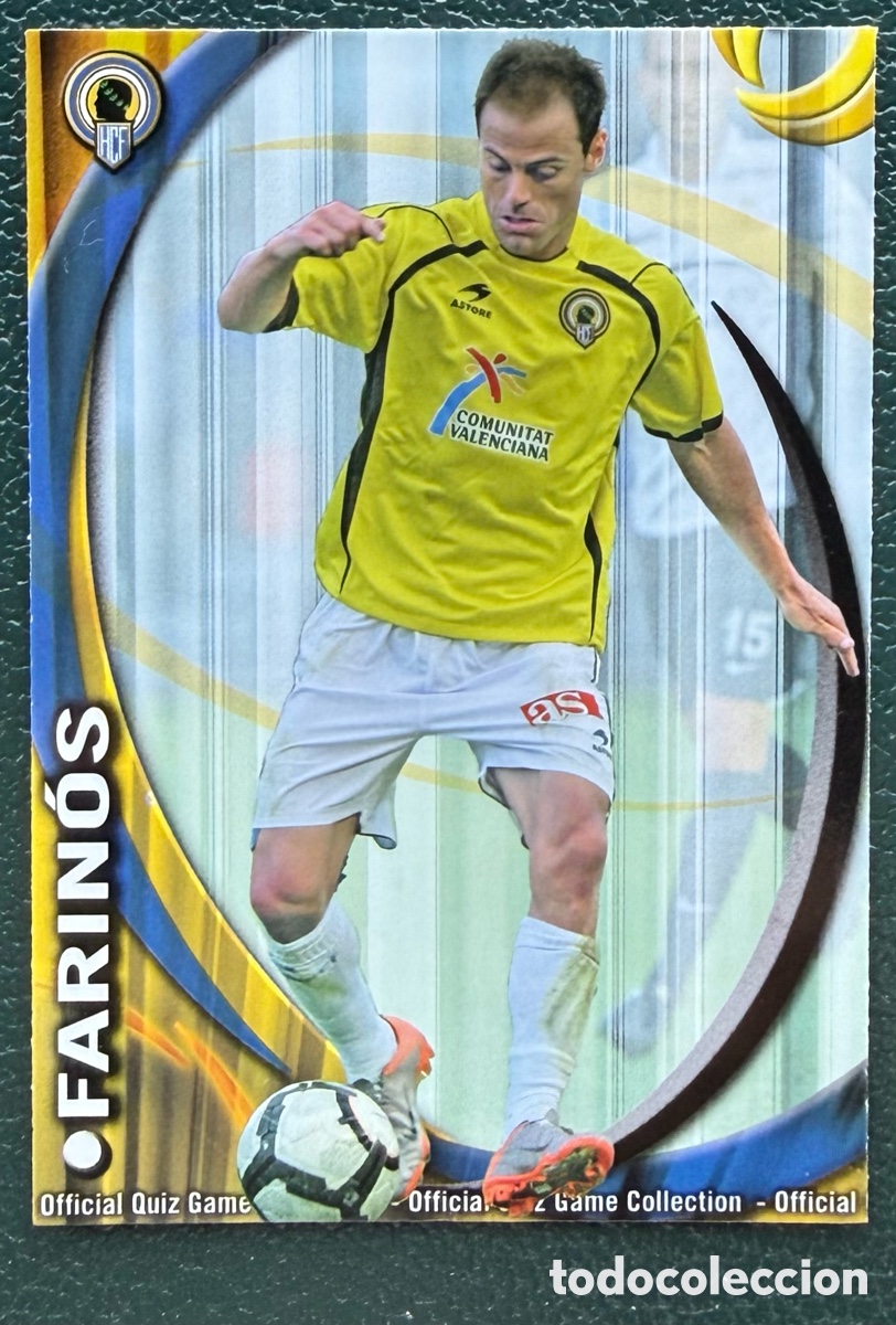 Cromos de F&uacute;tbol: 501 FARINOS HERCULES CF FICHAS ALBUM MUNDICROMO 2010 2011 10 11