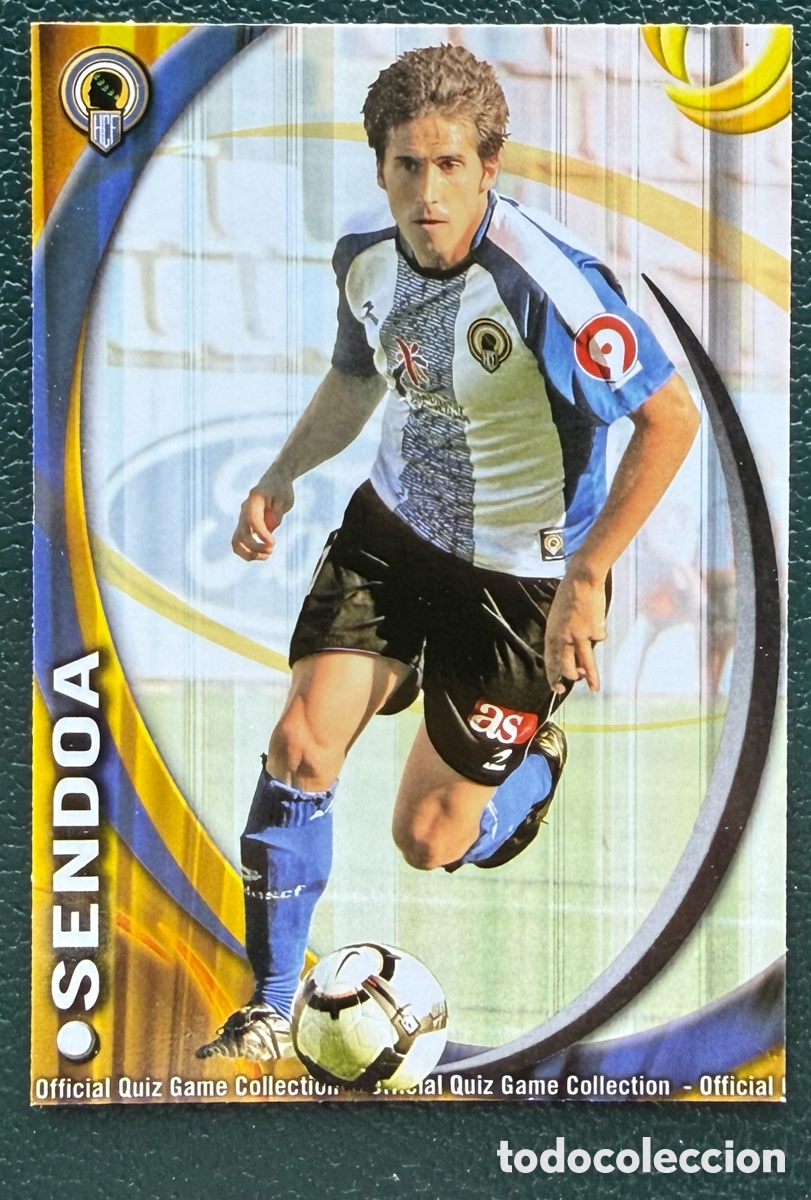 Cromos de F&uacute;tbol: 502 SENDOA HERCULES CF FICHAS ALBUM MUNDICROMO 2010 2011 10 11