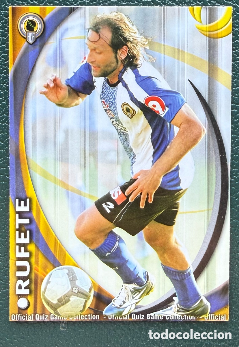 Figurine di Calcio: 503 RUFETE HERCULES CF FICHAS ALBUM MUNDICROMO 2010 2011 10 11