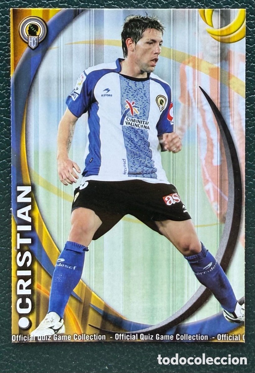 Figurine di Calcio: 505 CRISTIAN HERCULES CF FICHAS ALBUM MUNDICROMO 2010 2011 10 11