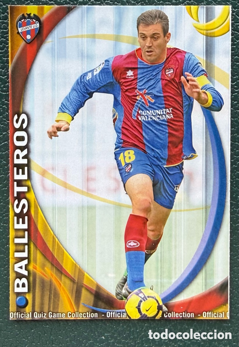 Figurine di Calcio: 521 BALLESTEROS LEVANTE UD FICHAS ALBUM MUNDICROMO 2010 2011 10 11