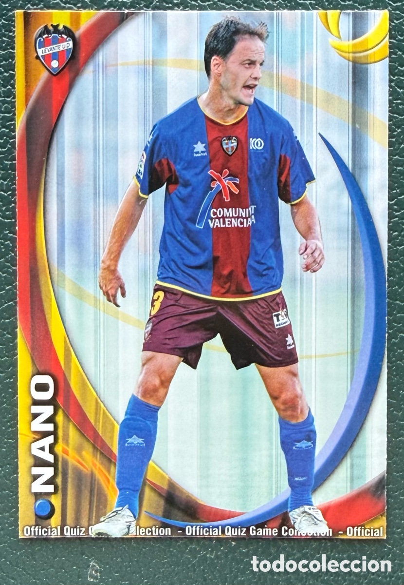 Figurine di Calcio: 527 NANO LEVANTE UD FICHAS ALBUM MUNDICROMO 2010 2011 10 11