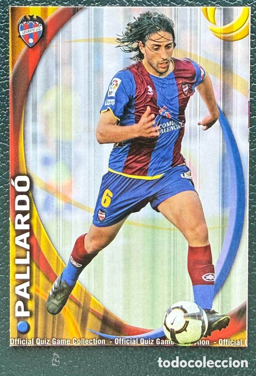 Figurine di Calcio: 528 PALLARDO LEVANTE UD FICHAS ALBUM MUNDICROMO 2010 2011 10 11