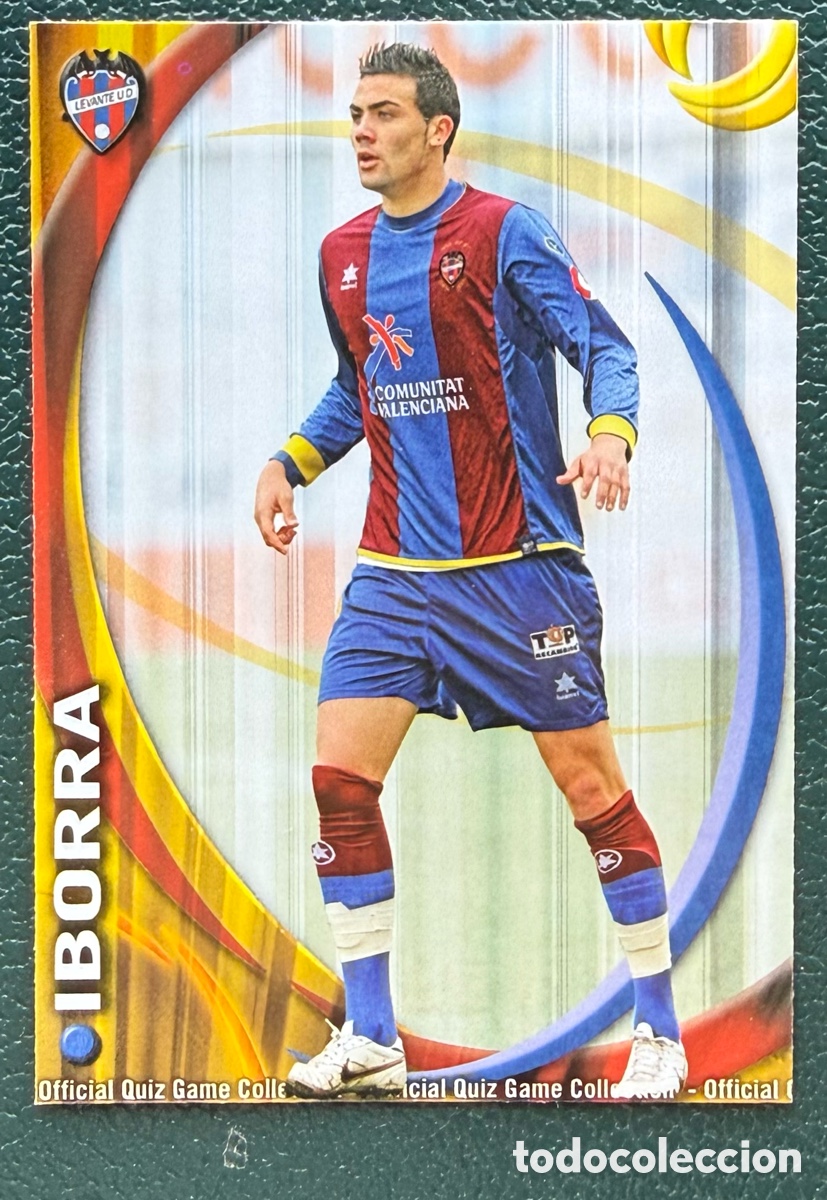 Figurine di Calcio: 529 IBORRA LEVANTE UD FICHAS ALBUM MUNDICROMO 2010 2011 10 11