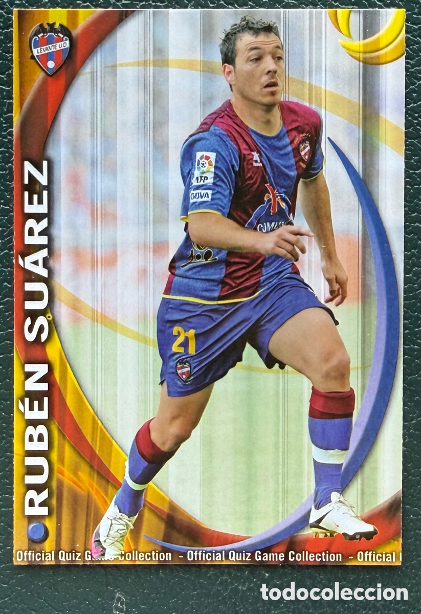 Figurine di Calcio: 531 RUBEN SUAREZ LEVANTE UD FICHAS ALBUM MUNDICROMO 2010 2011 10 11