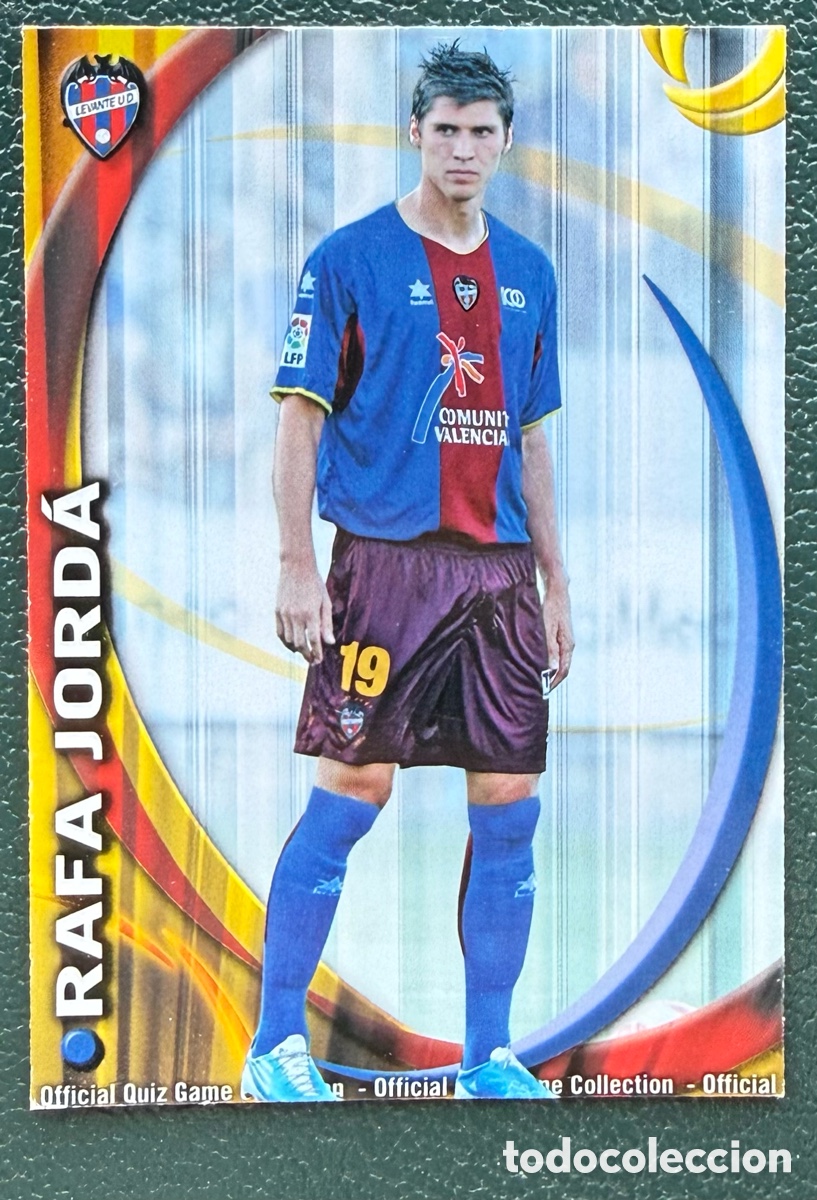 Figurine di Calcio: 533 RAFA JORDA LEVANTE UD FICHAS ALBUM MUNDICROMO 2010 2011 10 11
