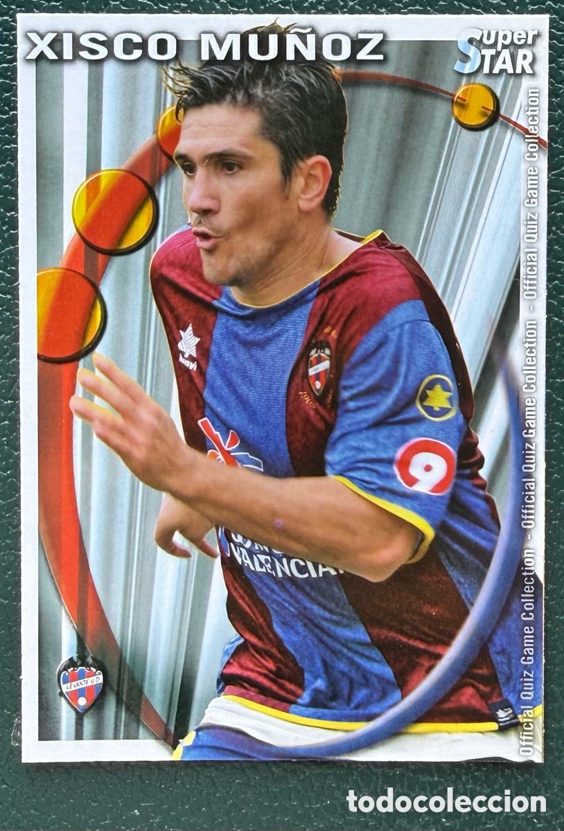 Cromos de Futebol: 537 XISCO MU&Ntilde;OZ LEVANTE UD SUPERSTAR MATE FICHAS ALBUM MUNDICROMO 2010 2011 10 11