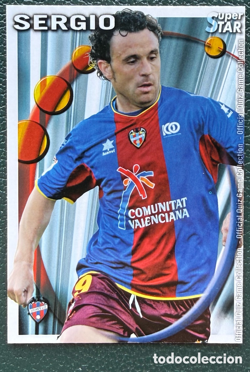 Figurine di Calcio: 539 SERGIO LEVANTE UD SUPERSTAR MATE FICHAS ALBUM MUNDICROMO 2010 2011 10 11