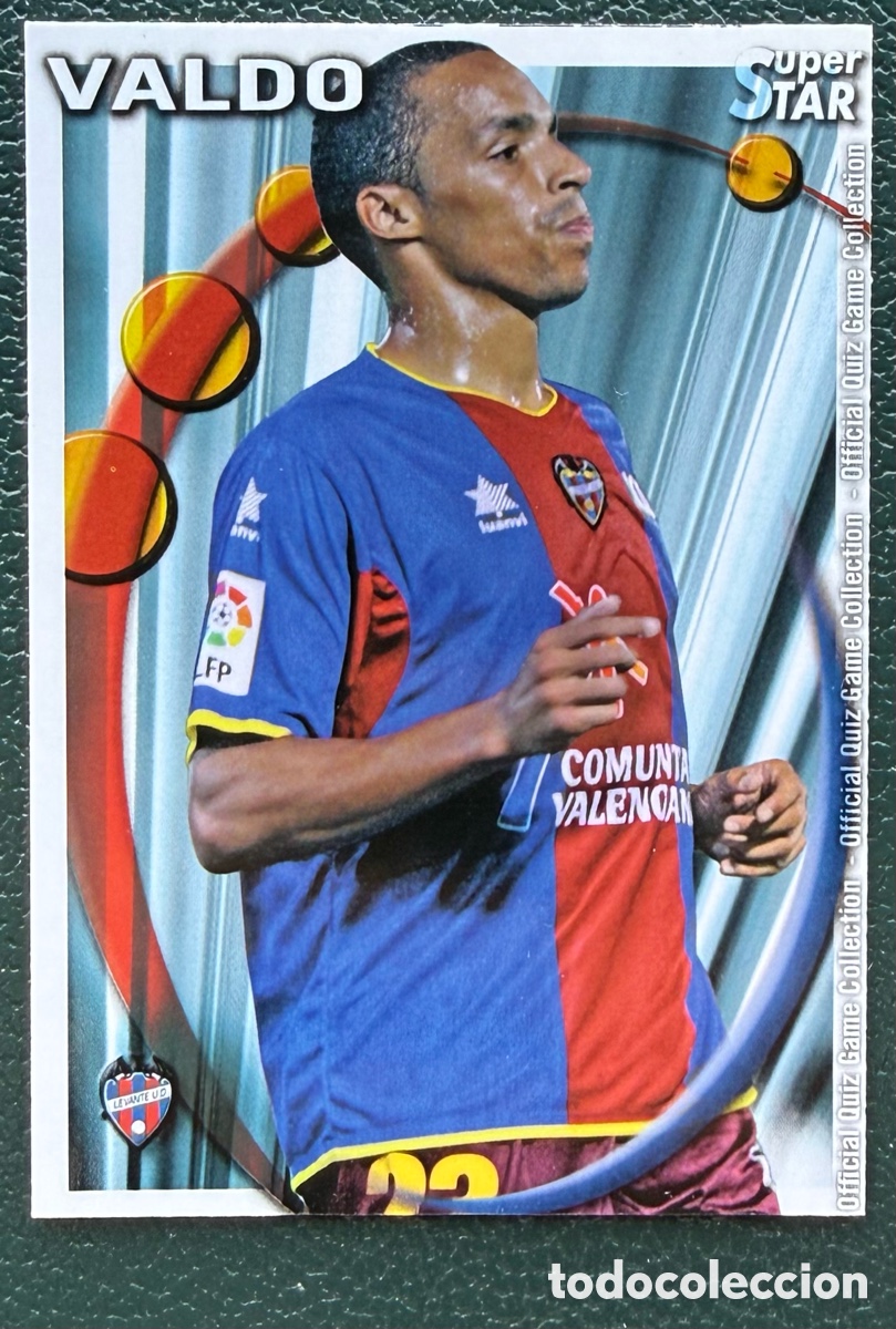 Figurine di Calcio: 540 VALDO LEVANTE UD SUPERSTAR MATE FICHAS ALBUM MUNDICROMO 2010 2011 10 11