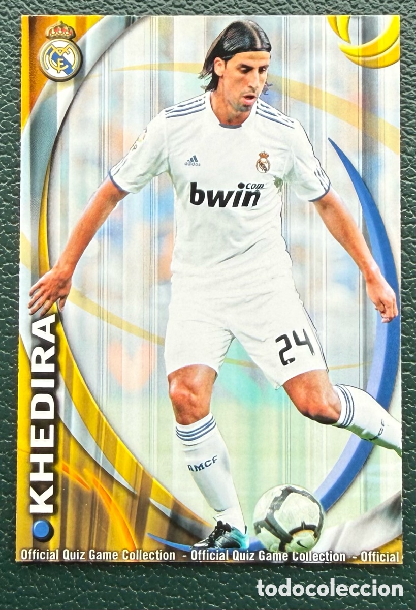 Fu&szlig;ball-Sticker: 642 KHEDIRA REAL MADRID FICHAS ALBUM MUNDICROMO 2010 2011 10 11