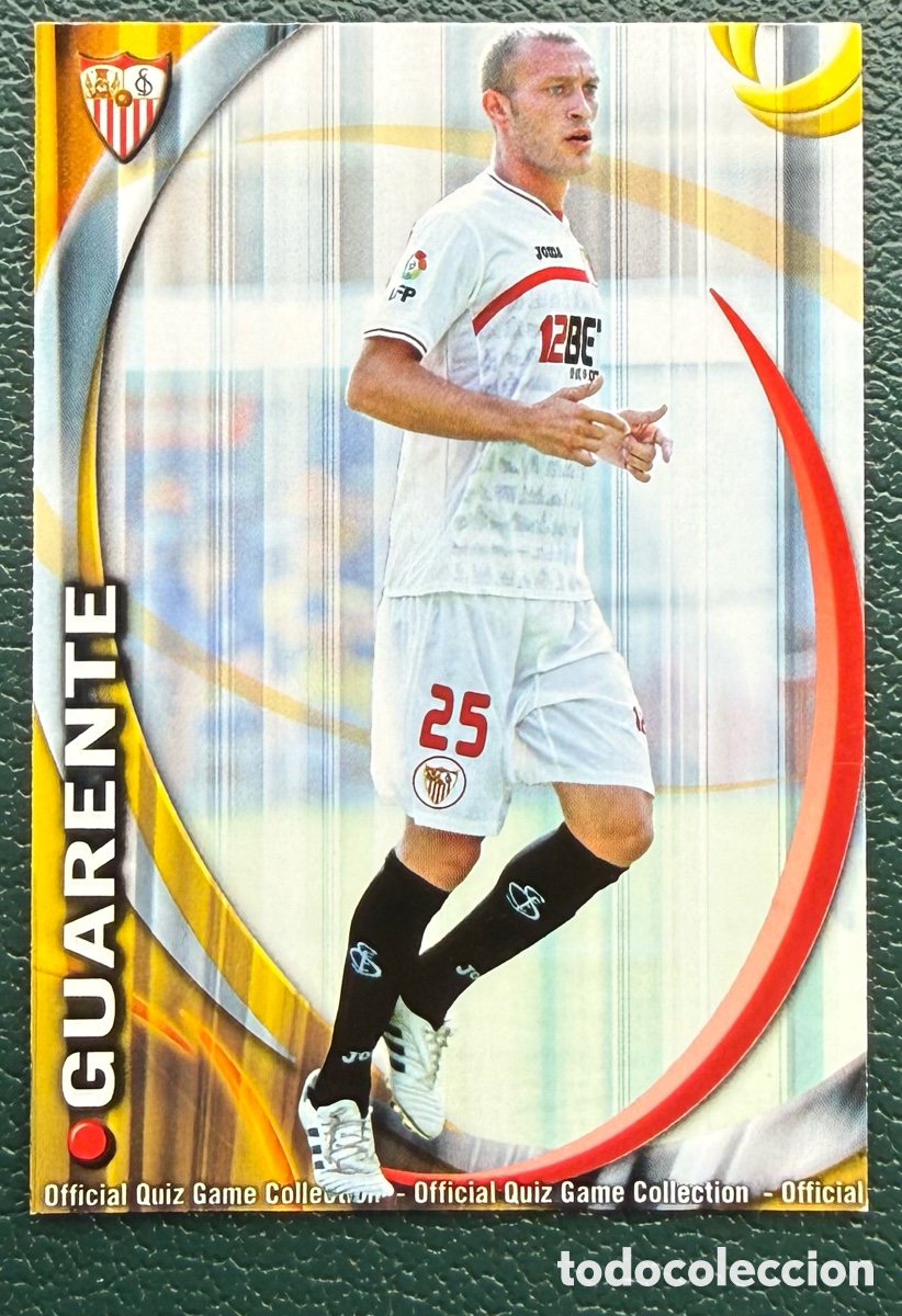 Fu&szlig;ball-Sticker: 645 GUARENTE SEVILLA FC FICHAS ALBUM MUNDICROMO 2010 2011 10 11