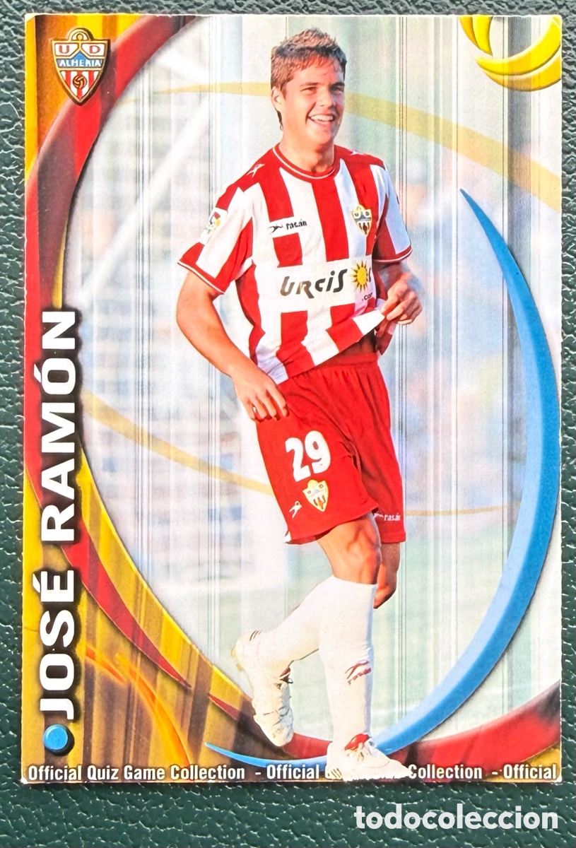 Fu&szlig;ball-Sticker: 650 JOSE RAMON UD ALMERIA FICHAS ALBUM MUNDICROMO 2010 2011 10 11