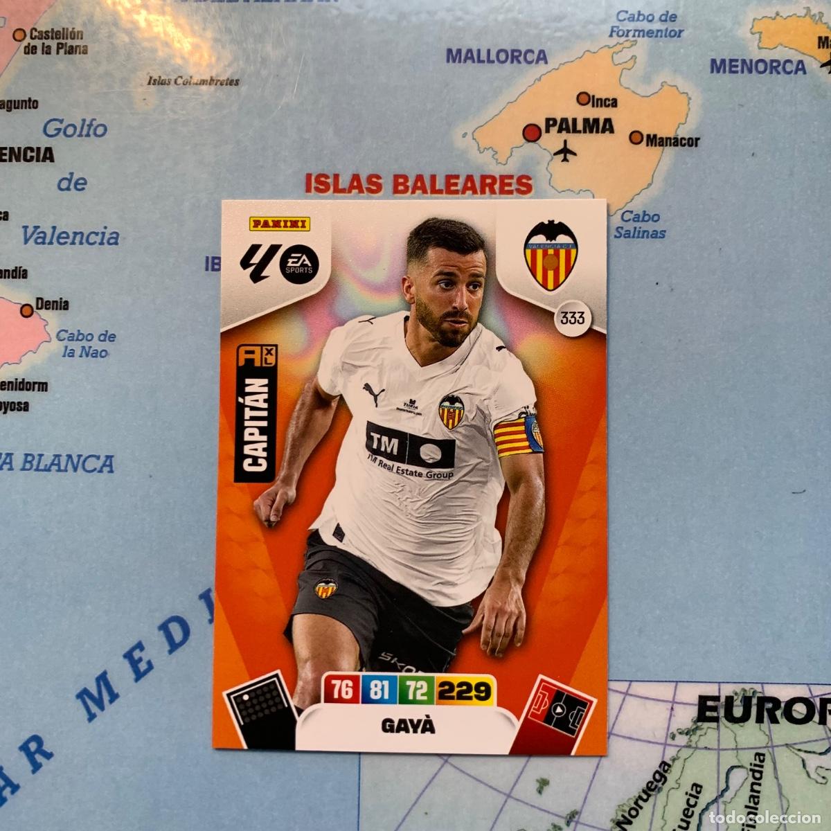 Cromos de F&uacute;tbol: Gaya n&uacute;mero 333 del Valencia cromo adrenalyn XL 25-26 2025-2026