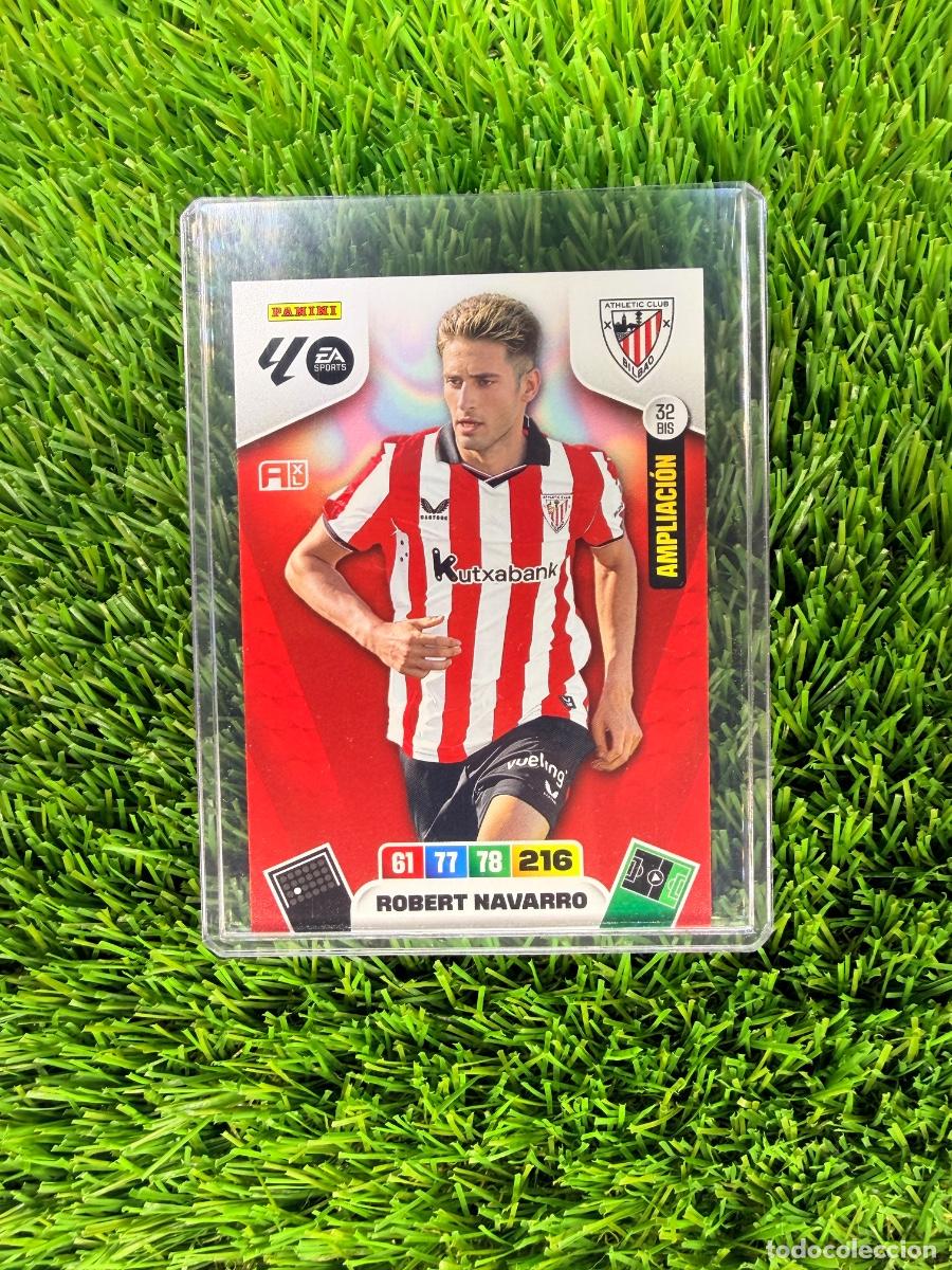 Cromos de F&uacute;tbol: N&ordm; 32BIS Robert Navarro Ampliaci&oacute;n Athletic Club Adrenalyn XL 25 26