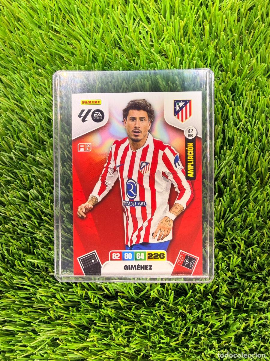 Cromos de F&uacute;tbol: N&ordm; 42BIS Gim&eacute;nez Ampliaci&oacute;n Atl&eacute;tico de Madrid Adrenalyn XL 25 26