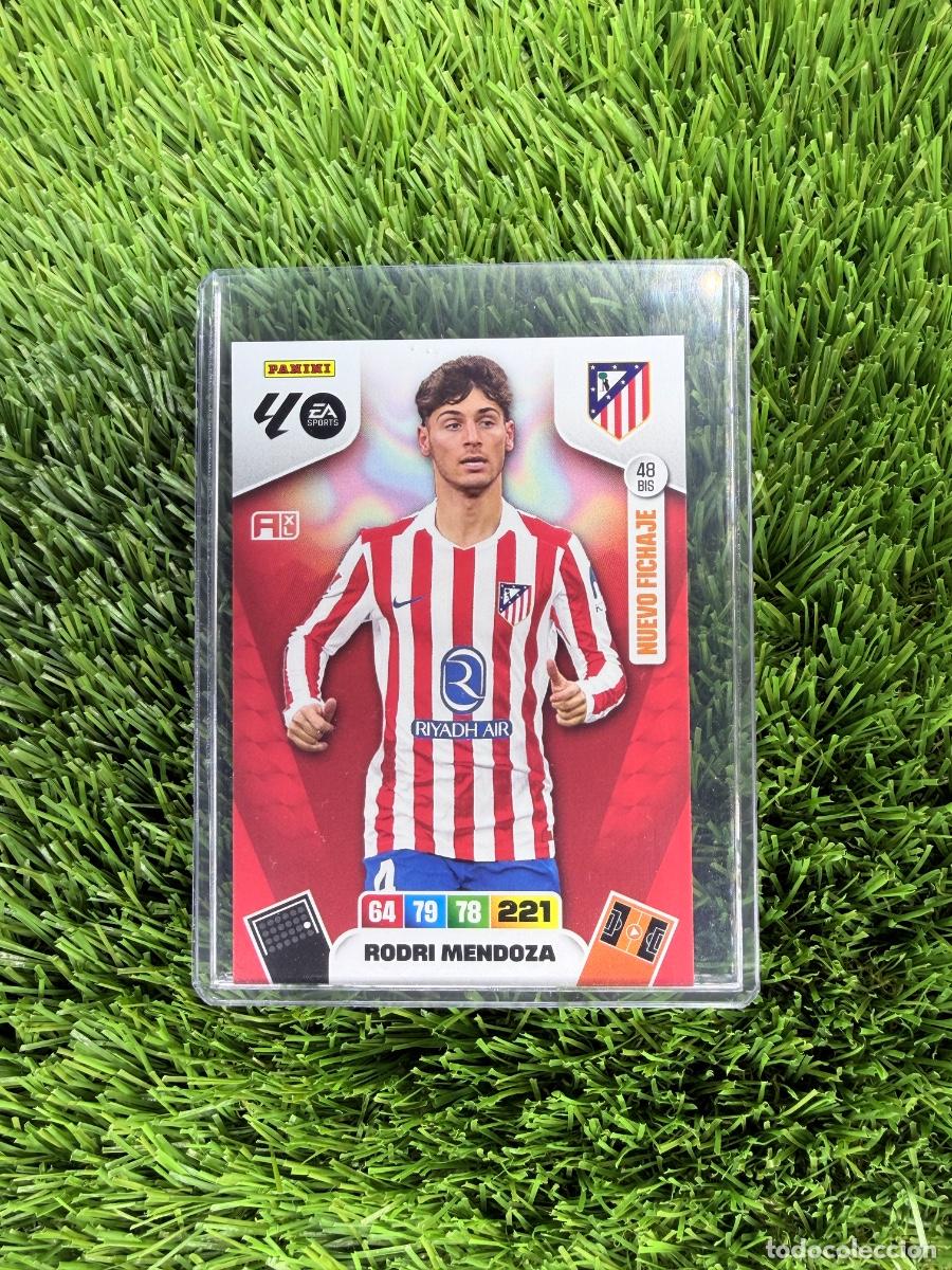 Cromos de F&uacute;tbol: N&ordm; 48BIS Rodri Mendoza Nuevo Fichaje Atl&eacute;tico de Madrid Adrenalyn XL 25 26