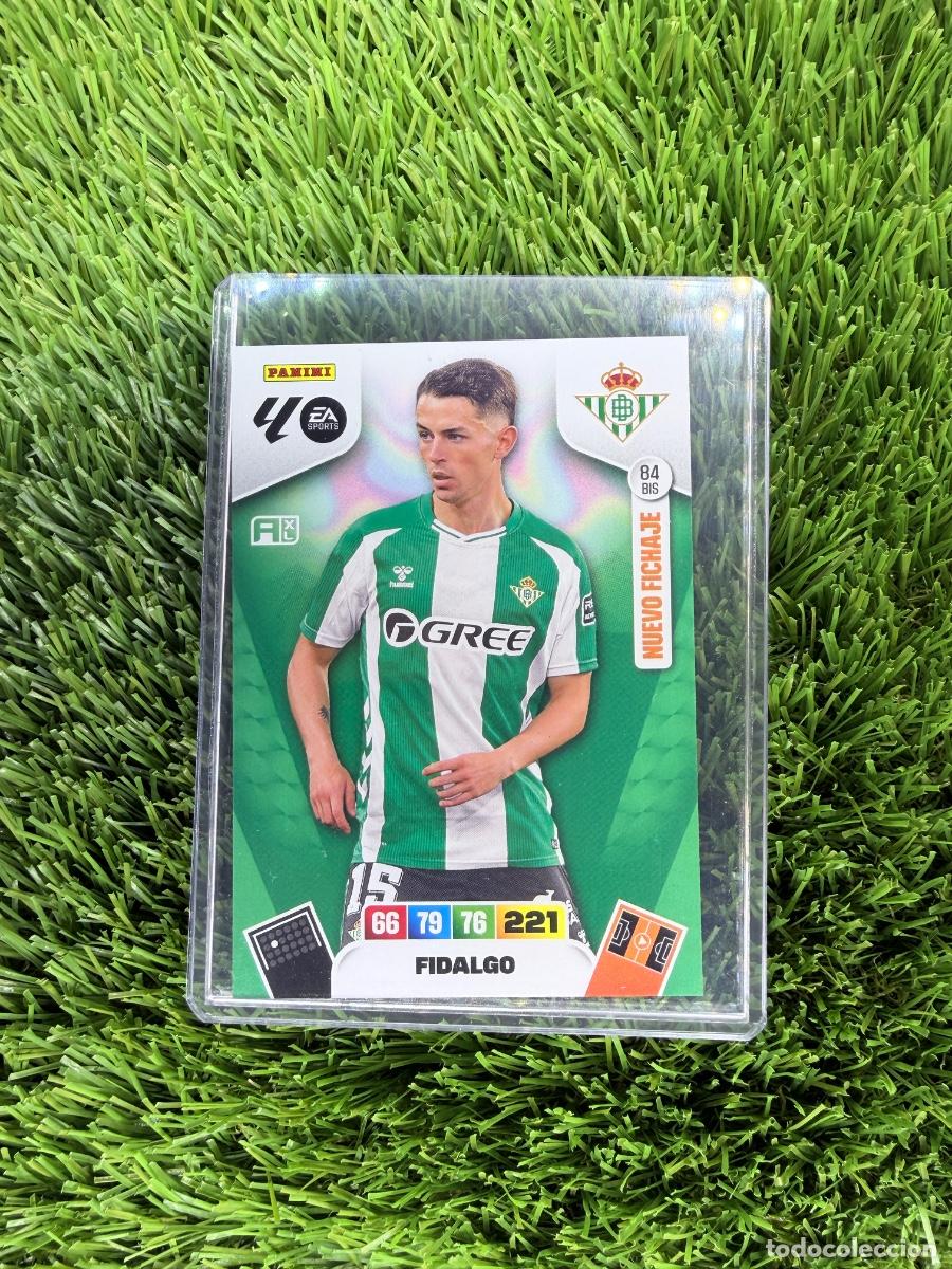 Cromos de F&uacute;tbol: N&ordm; 84BIS Fidalgo Nuevo Fichaje Real Betis Adrenalyn XL 25 26