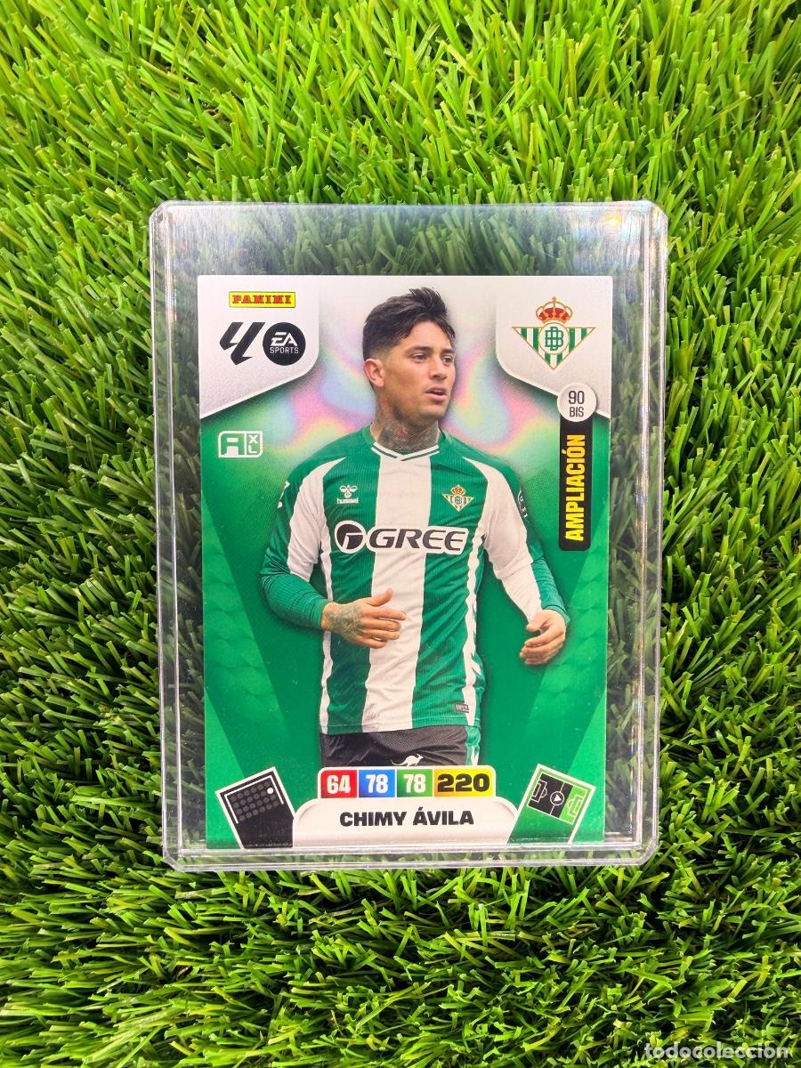 Cromos de F&uacute;tbol: N&ordm; 90BIS Chimy &Aacute;vila Ampliaci&oacute;n Real Betis Adrenalyn XL 25 26