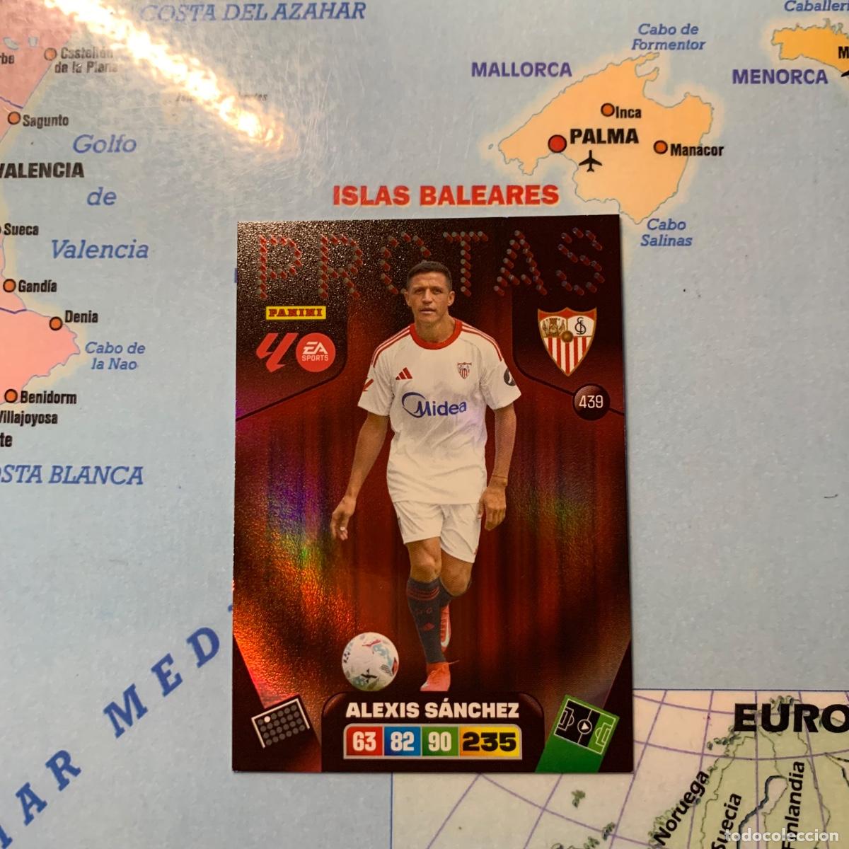 Cromos de F&uacute;tbol: Alexis S&aacute;nchez Protas n&uacute;mero 439 Del Sevilla cromo adrenalyn XL 25-26 2025-2026