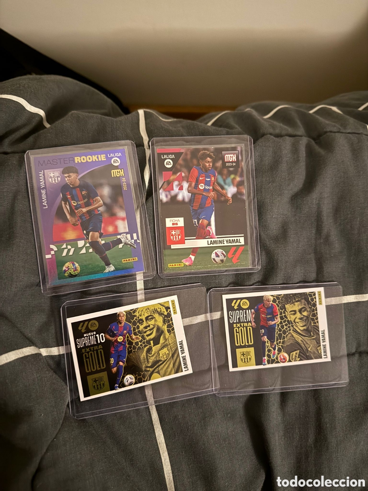 Cromos de F&uacute;tbol: LOTE PREMIUM LAMINE YAMAL &ndash; ROOKIE, 108 BIS Y GOLD | ALTA DEMANDA