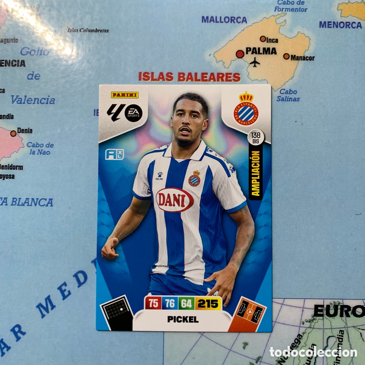 Cromos de F&uacute;tbol: Pickel ampliacion n&uacute;mero 138 Bis del Espa&ntilde;ol cromo adrenalyn XL 25-26 2025-2026