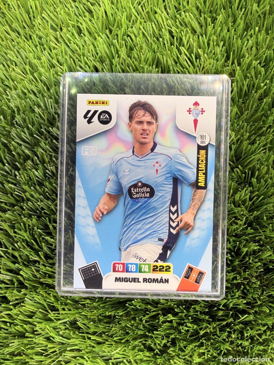 Cromos de F&uacute;tbol: N&ordm; 101BIS Miguel Rom&aacute;n Ampliaci&oacute;n RC Celta Adrenalyn XL 25 26