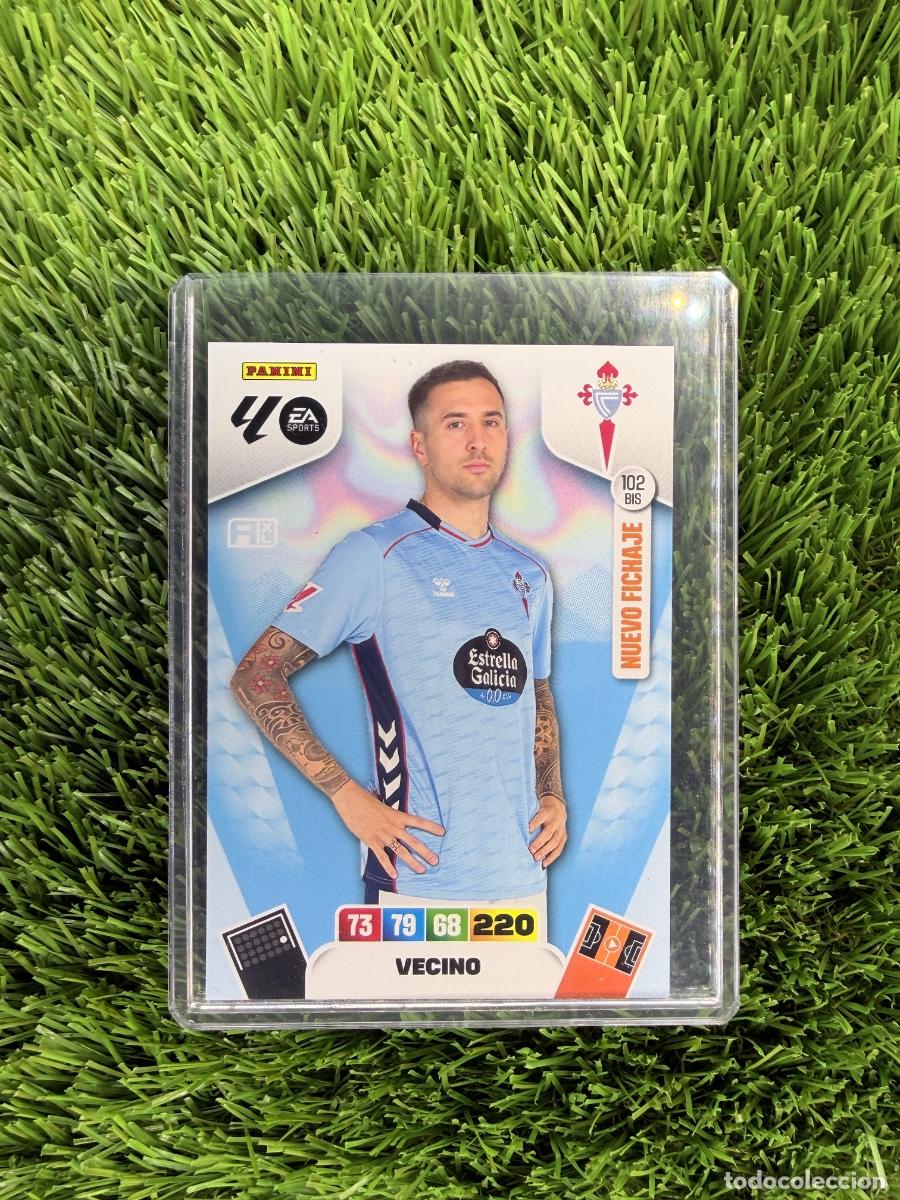 Cromos de F&uacute;tbol: N&ordm; 102BIS Vecino Nuevo Fichaje RC Celta Adrenalyn XL 25 26