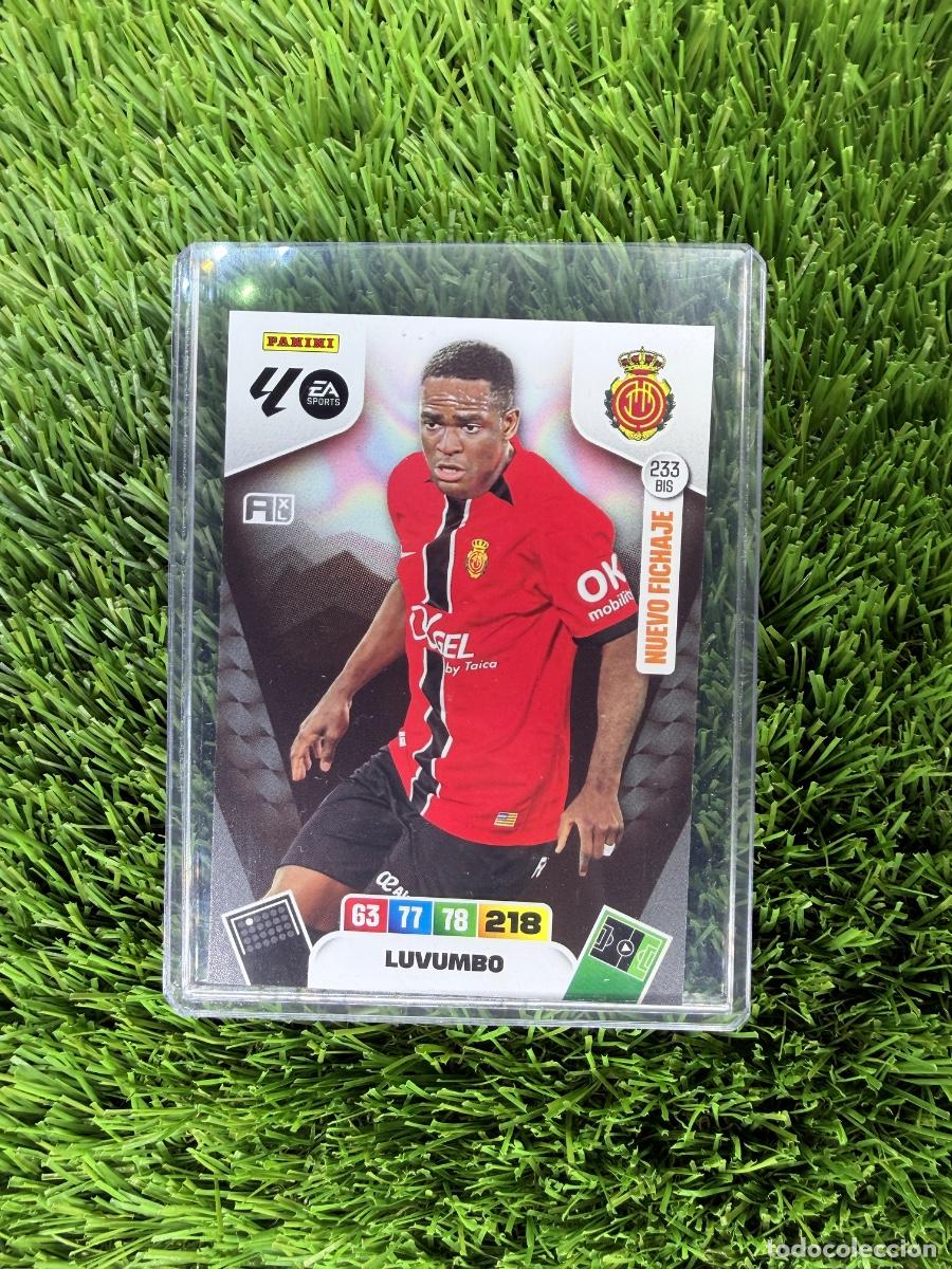Cromos de F&uacute;tbol: N&ordm; 233BIS Luvumbo Nuevo Fichaje RCD Mallorca Adrenalyn XL 25 26