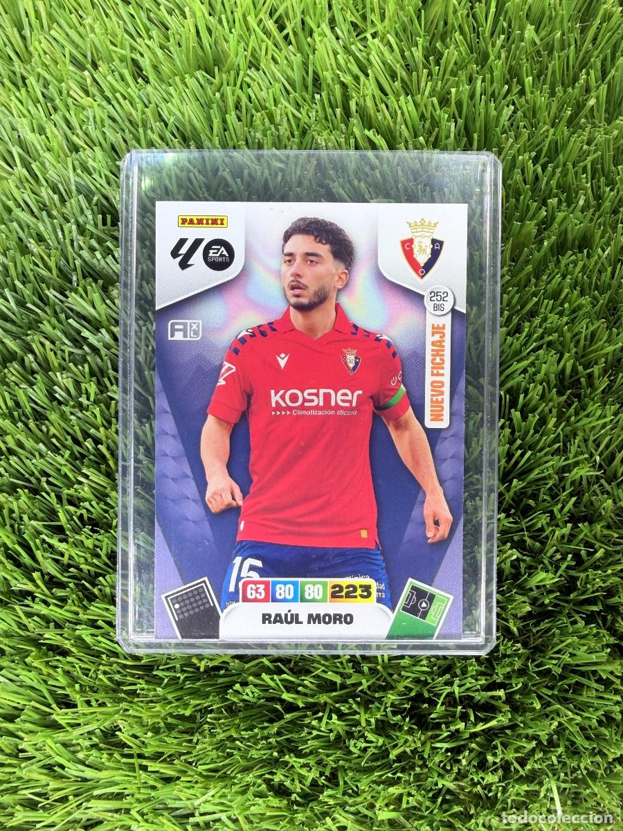 Cromos de F&uacute;tbol: N&ordm; 252BIS Ra&uacute;l Moro Nuevo Fichaje CA Osasuna Adrenalyn XL 25 26
