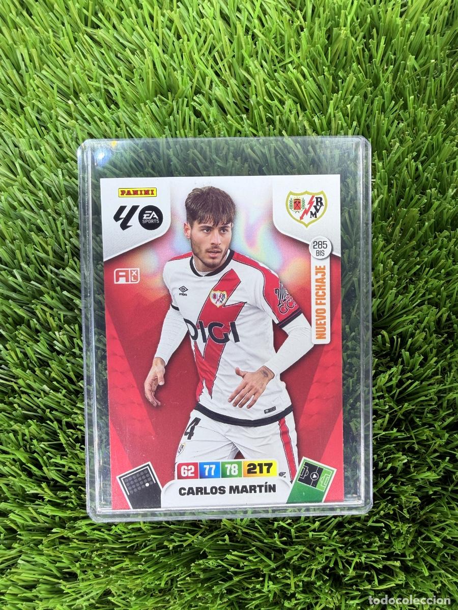 Cromos de F&uacute;tbol: N&ordm; 285BIS Carlos Mart&iacute;n Nuevo Fichaje Rayo Vallecano Adrenalyn XL 25 26