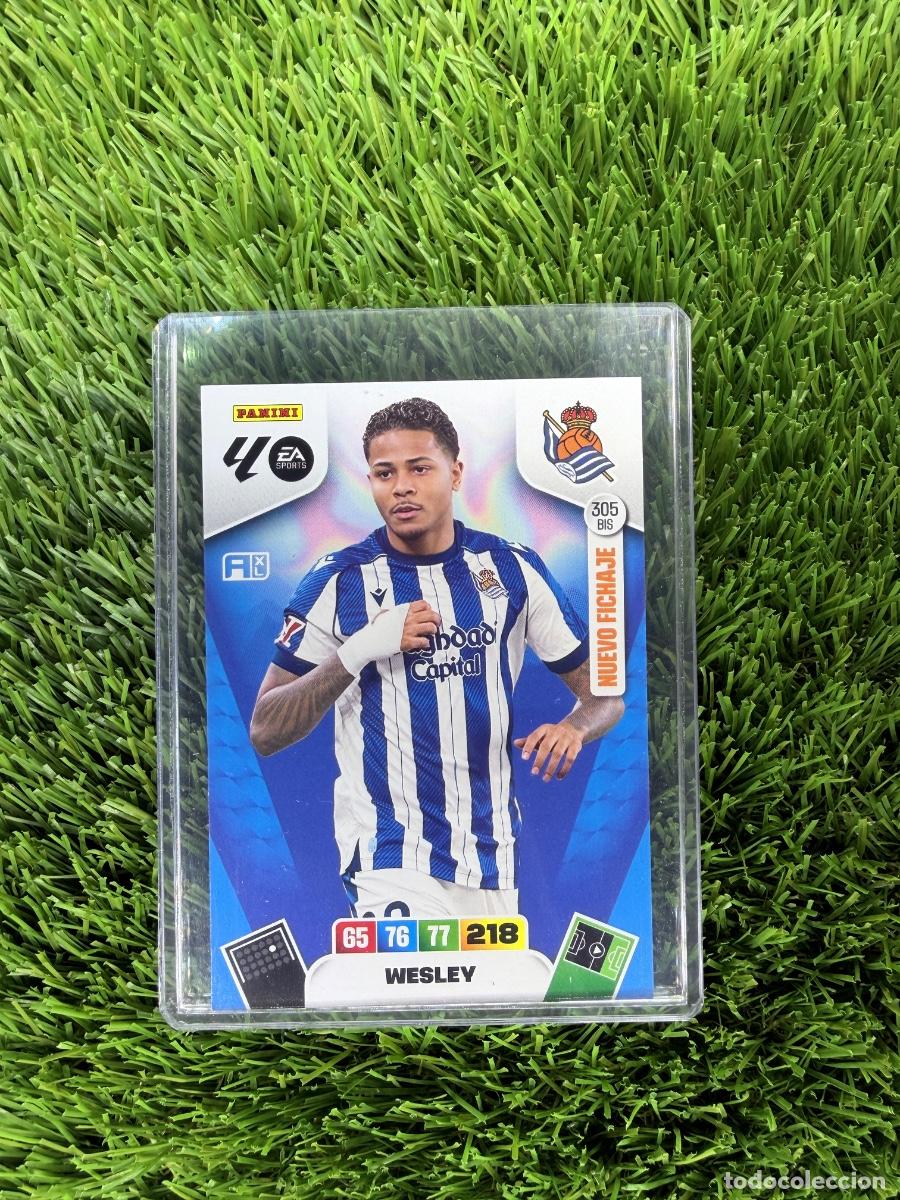 Cromos de F&uacute;tbol: N&ordm; 305BIS Wesley Nuevo Fichaje Real Sociedad Adrenalyn XL 25 26