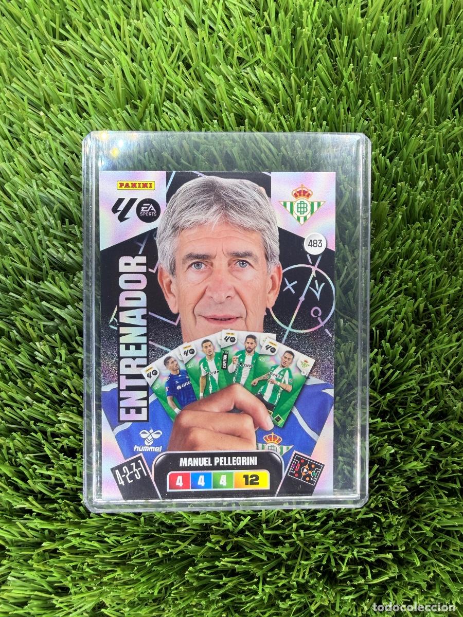Cromos de F&uacute;tbol: N&ordm; 483 Manuel Pellegrini Entrenador Real Betis Adrenalyn XL 25 26