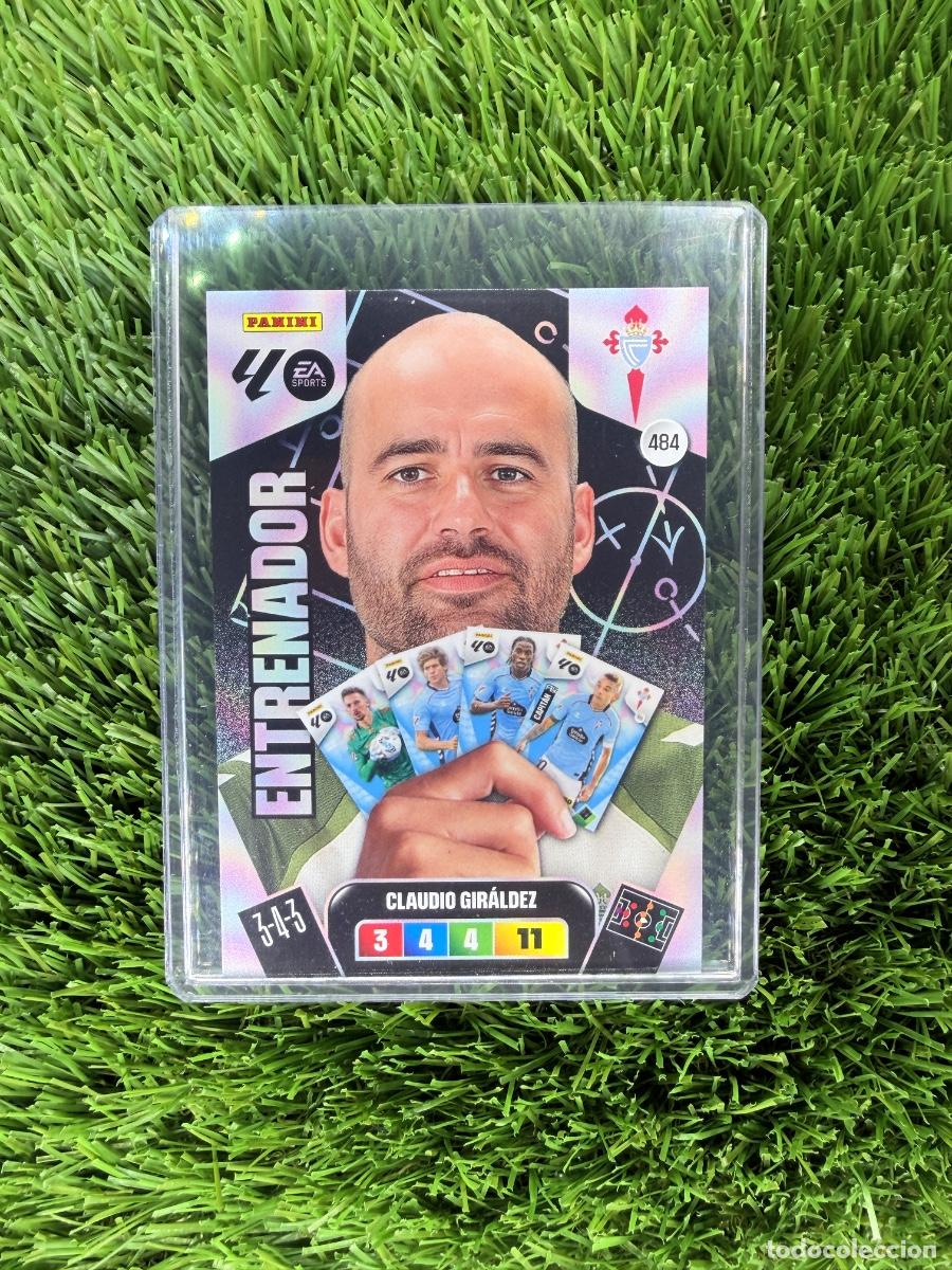 Cromos de F&uacute;tbol: N&ordm; 484 Claudio Gir&aacute;ldez Entrenador RC Celta Adrenalyn XL 25 26