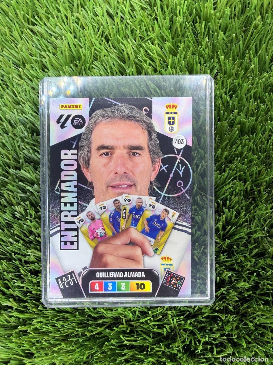 Cromos de F&uacute;tbol: N&ordm; 493 Guillermo Almada Entrenador Real Oviedo Adrenalyn XL 25 26
