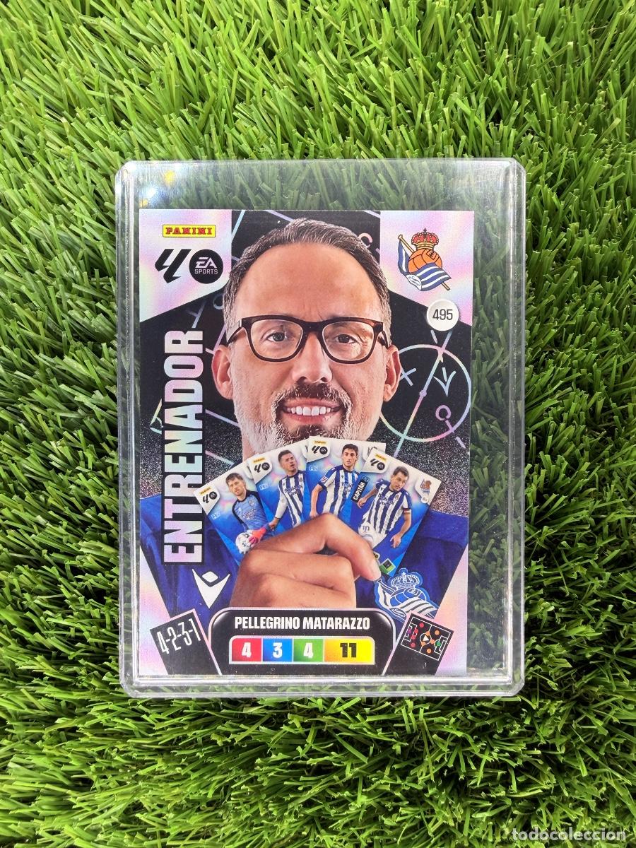 Cromos de F&uacute;tbol: N&ordm; 495 Pellegrino Matarazzo Entrenador Real Sociedad Adrenalyn XL 25 26