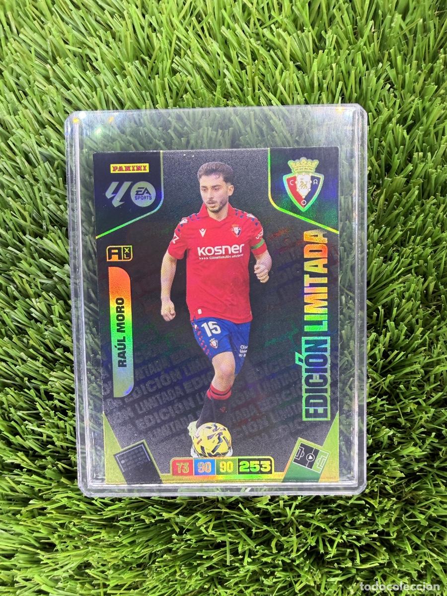 Cromos de F&uacute;tbol: Ra&uacute;l Moro Edici&oacute;n Limitada CA Osasuna Adrenalyn XL 25 26