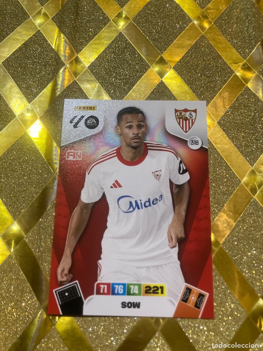 Cromos de F&uacute;tbol: CROMO DE FUTBOL NUMERO 318 SOW DEL SEVILLA ADRENALYN XL 2025 2026 PANINI !