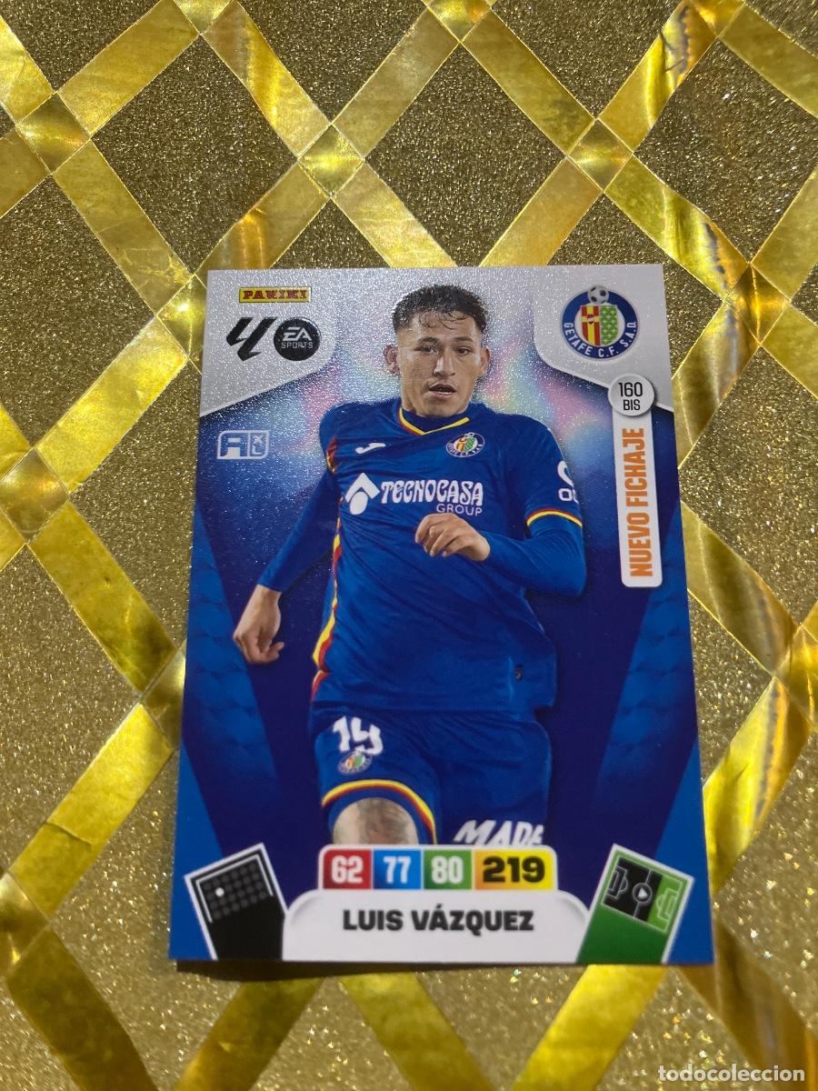 Cromos de F&uacute;tbol: CROMO DE FUTBOL NUMERO BIS 160 LUIS VAZQUEZ GETAFE ADRENALYN XL 2025 2026 PANINI !