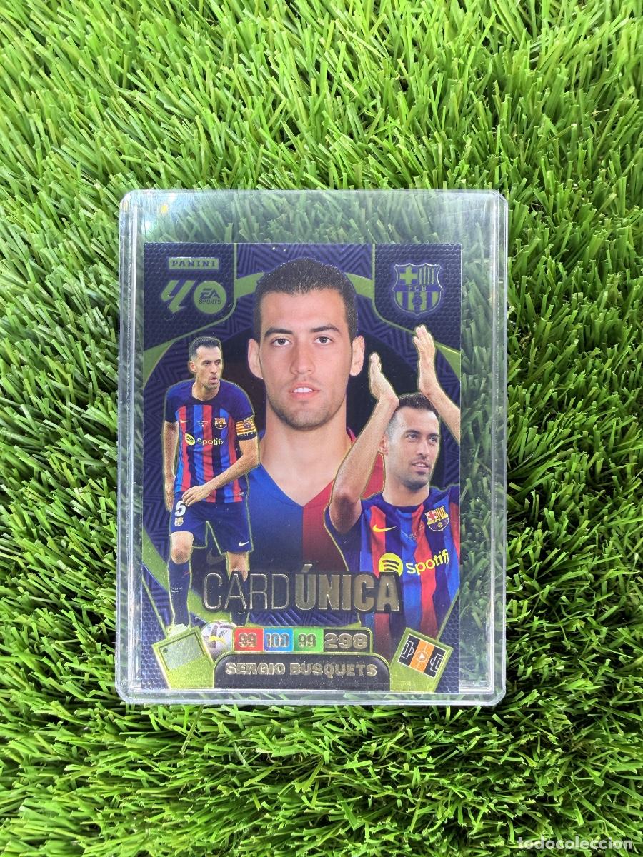 Cromos de F&uacute;tbol: Sergio Busquets Card &Uacute;nica FC Barcelona Adrenalyn XL 25 26