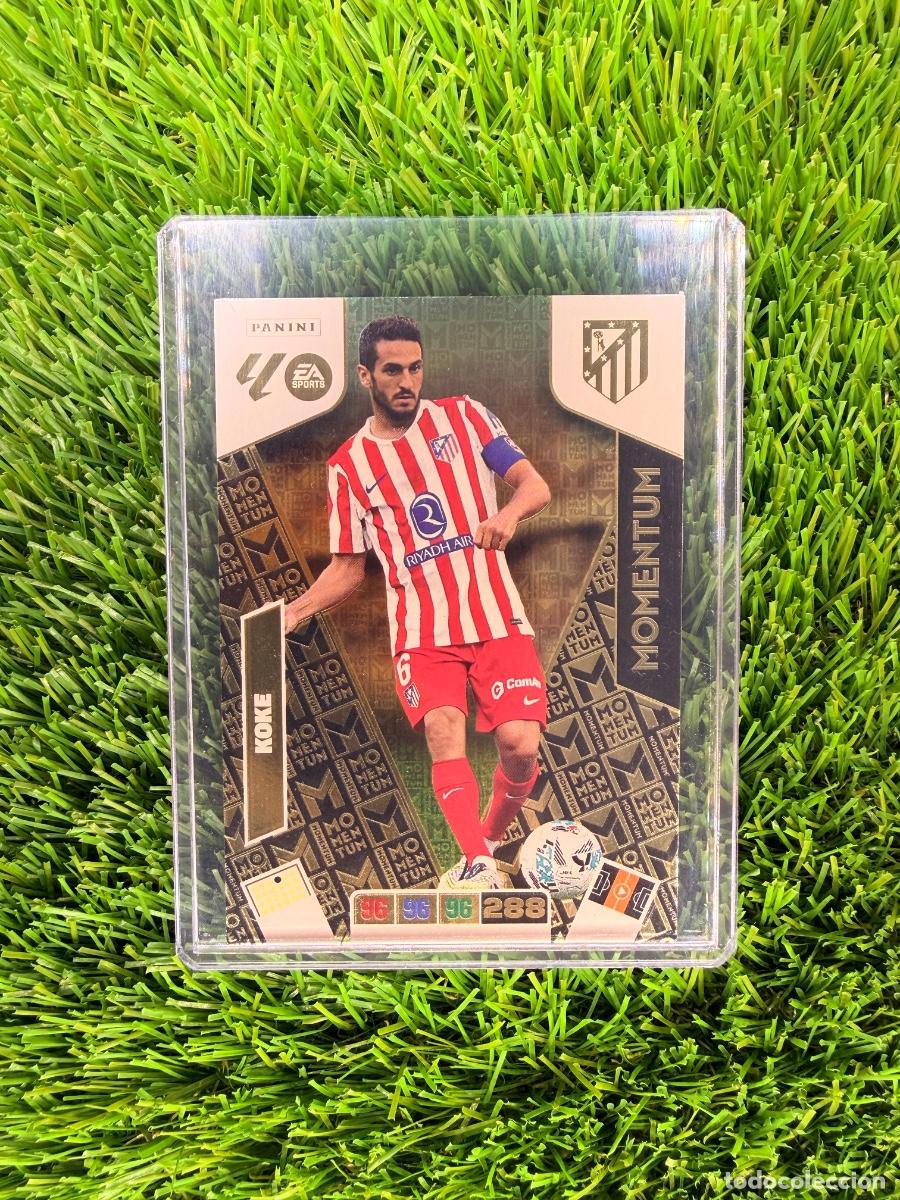 Cromos de F&uacute;tbol: Koke Momentum Atl&eacute;tico de Madrid Adrenalyn XL 25 26