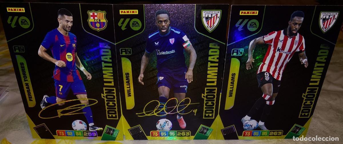 Cromos de F&uacute;tbol: Adrenalyn XL 2025-26. Edici&oacute;n Limitada Premium Oro. CAMBIO