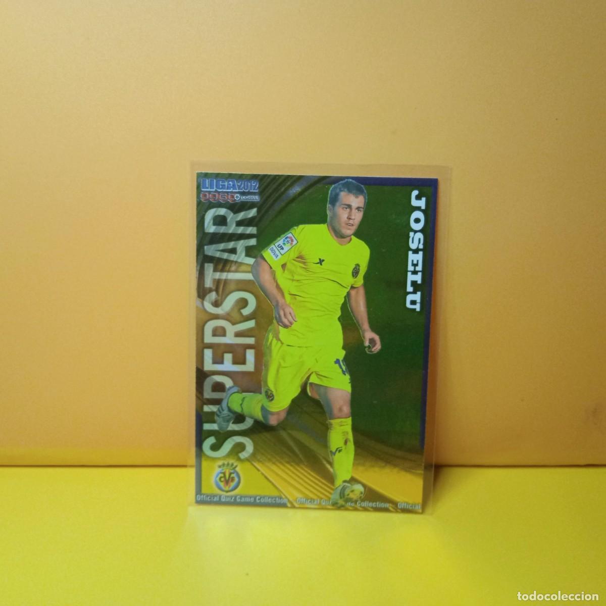 Cromos de F&uacute;tbol: MUNDICROMO 2011 2012 11 12 BRILLO LISO SUPERSTAR VILLARREAL C.F B JOSELU 1067