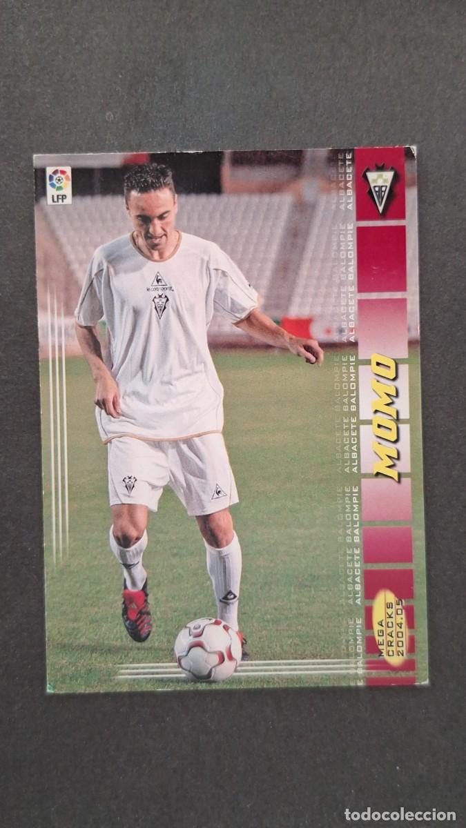 Cromos de F&uacute;tbol: L2 MOMO ALBACETE BALOMPIE 10 BIS NUEVA FICHA PANINI MEGACRACKS 2004 2005 04 05