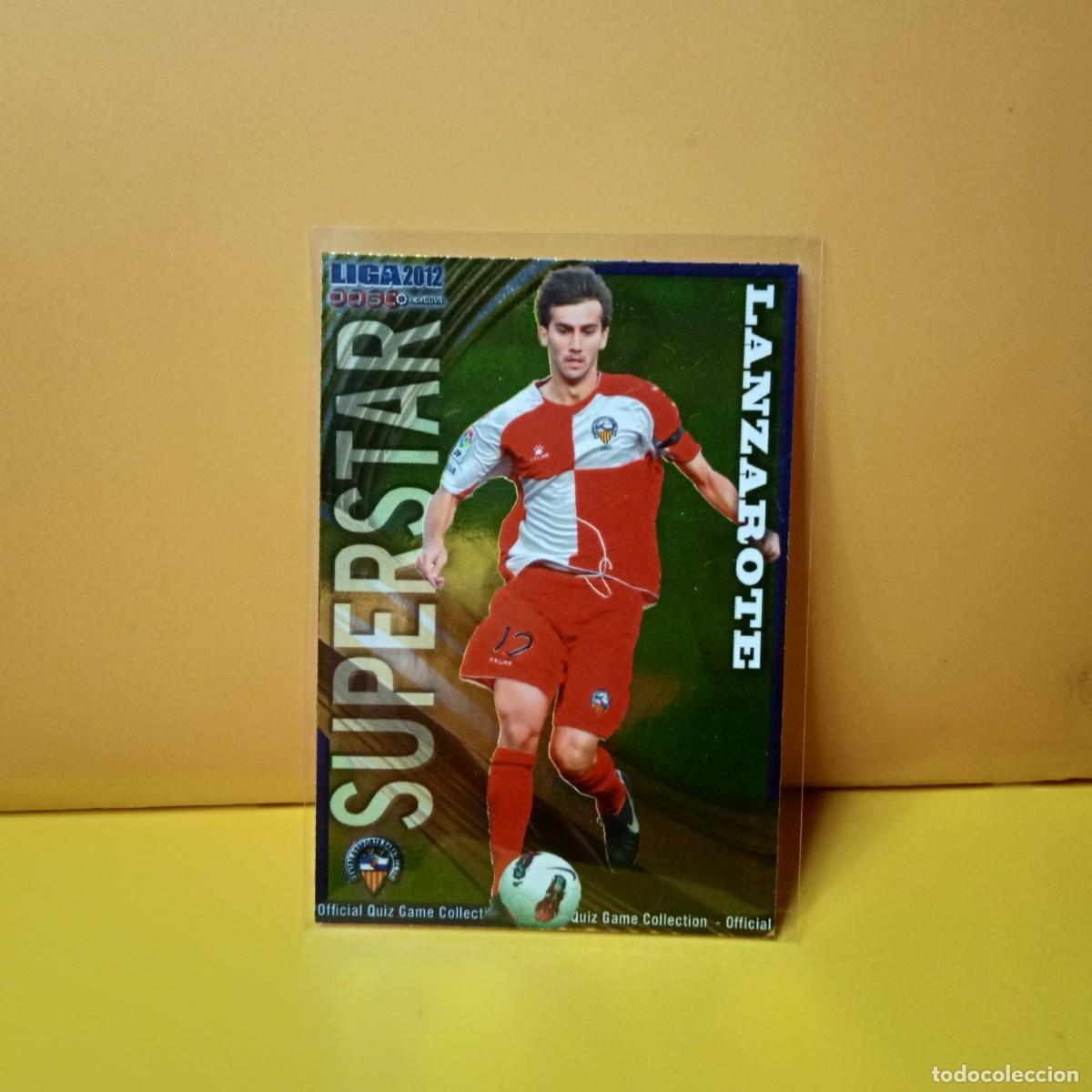 Cromos de F&uacute;tbol: MUNDICROMO 2011 2012 11 12 BRILLO LISO SUPERSTAR CE SABADELL LANZAROTE 1109