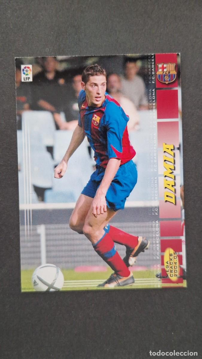 Cromos de F&uacute;tbol: L2 DAMIA F. C. BARCELONA 58 BIS NUEVA FICHA PANINI MEGACRACKS 2004 2005 04 05