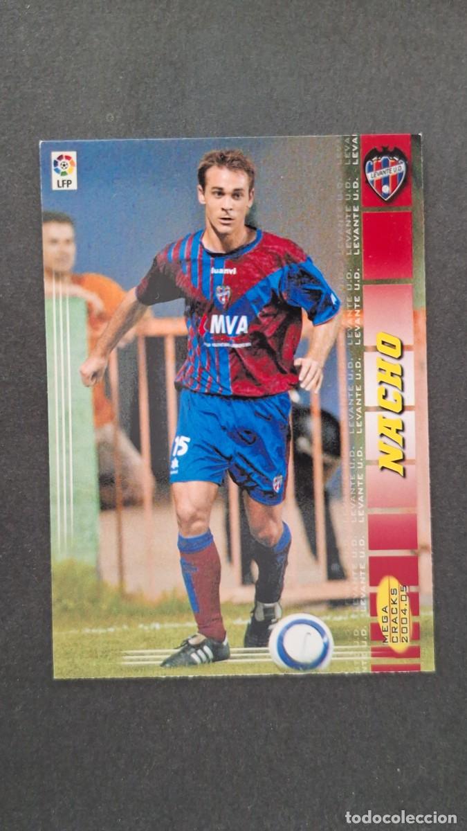 Cromos de F&uacute;tbol: L2 NACHO LEVANTE U. D. 153 BIS NUEVA FICHA PANINI MEGACRACKS 2004 2005 04 05
