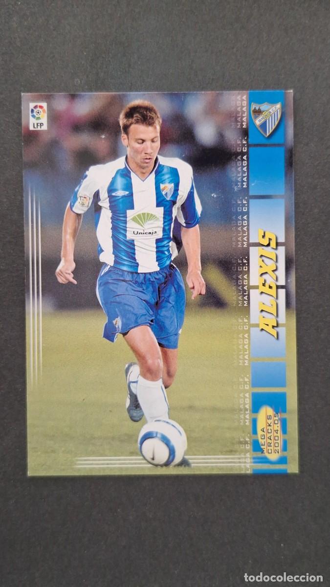 Cromos de F&uacute;tbol: L2 ALEXIS MALAGA C. F. 184 BIS NUEVA FICHA PANINI MEGACRACKS 2004 2005 04 05