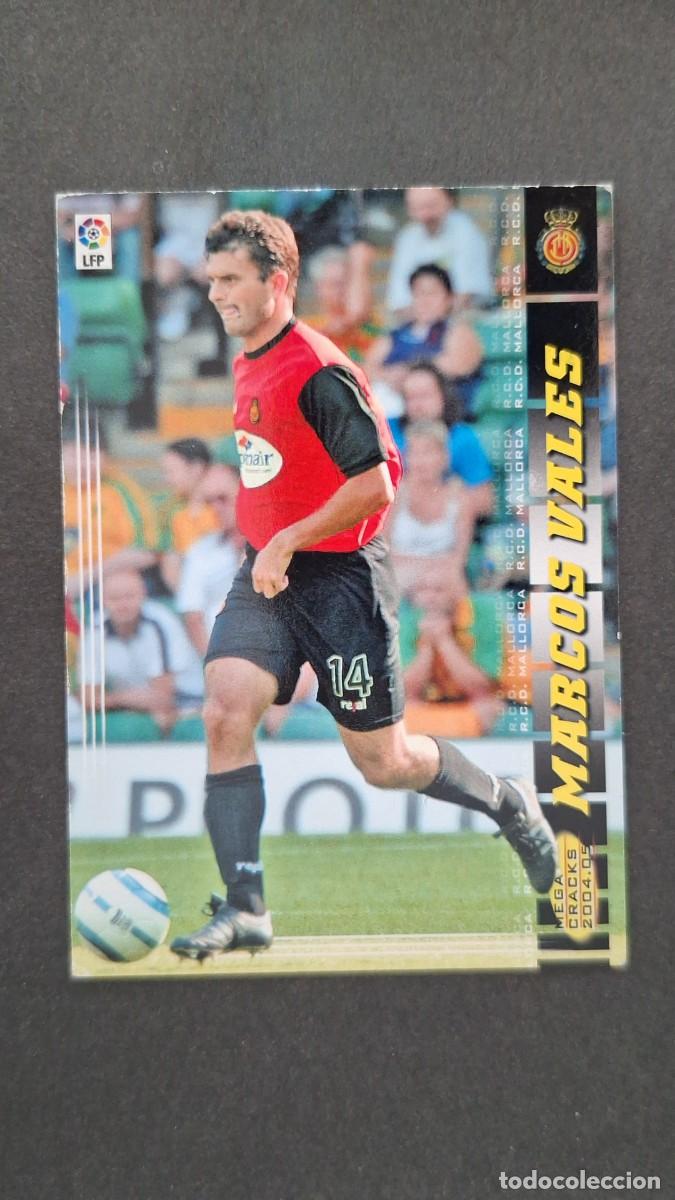 Cromos de F&uacute;tbol: L2 MARCOS VALES R. C. D. MALLORCA 213 BIS NUEVA FICHA PANINI MEGACRACKS 2004 2005 04 05